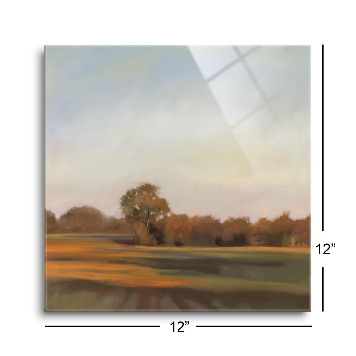 Harvest Fields  | 12x12 | Glass Plaque