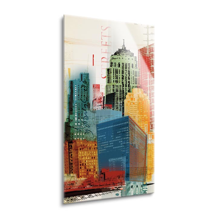 Urban Style II  | 12x24 | Glass Plaque