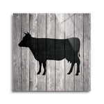 Barn Cow  | 12x12 | Glass Plaque