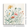 Wildflower Vibes III | 24x24 | Glass Plaque