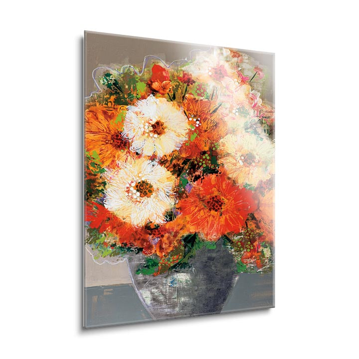 In Full Bloom  | 24x36 | Glass Plaque