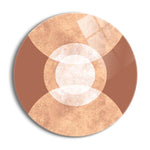Modern Minimalist 10  | 24x24 Circle | Glass Plaque