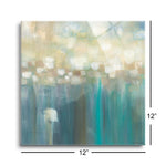 Aqua Light  | 12x12 | Glass Plaque