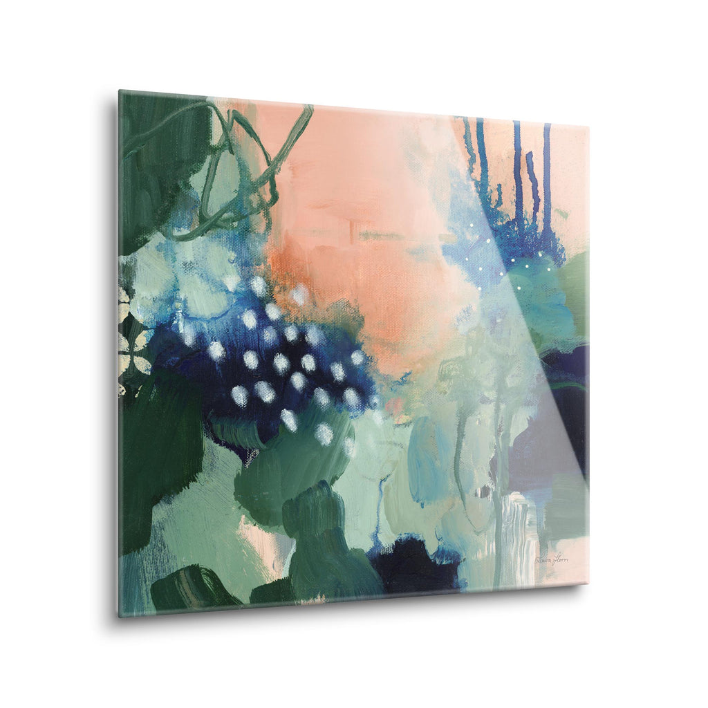 Abstract Layers III  | 24x24 | Glass Plaque