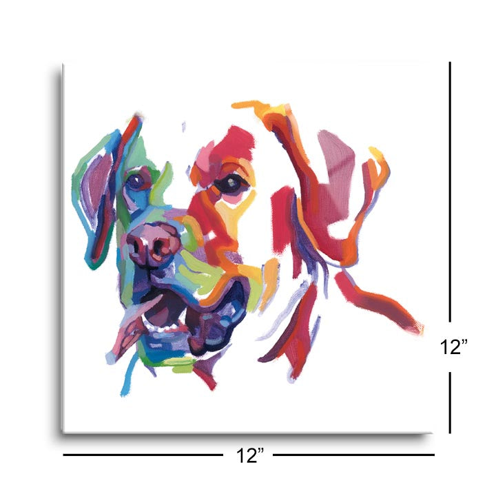 Labrador  | 12x12 | Glass Plaque