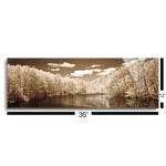 A Tranquil Journey  | 12x36 | Glass Plaque