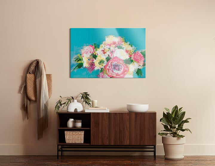 First Blooms  | 24x36 | Glass Plaque