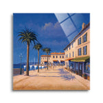 Seaside Promenade II  | 12x12 | Glass Plaque