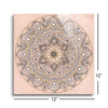 Blush Mandala I  | 12x12 | Glass Plaque