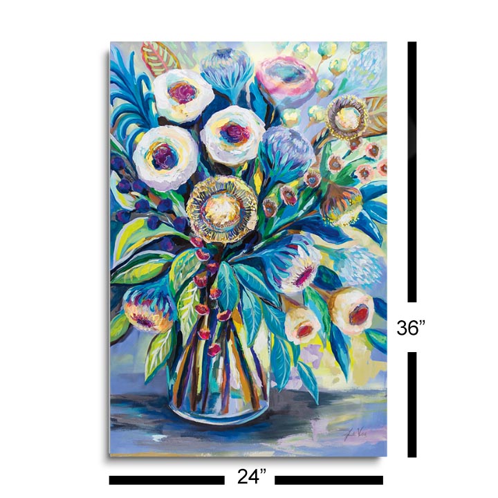 Bountiful Bouquet  | 24x36 | Glass Plaque