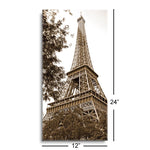 La Tour Eiffel I (Eiffel Tower I)  | 12x24 | Glass Plaque
