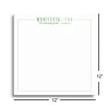 Manifestations It's already yours |Universe (White & Green) | 12x12 | Glass Plaque