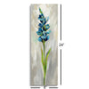 Single Stem Flower I | 8x24 | Glass Plaque