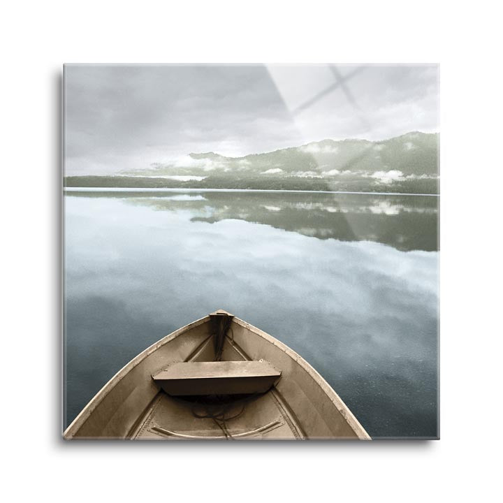 Lake Quinault  | 12x12 | Glass Plaque