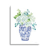 Chinoiserie Hydrangea II  | 12x16 | Glass Plaque