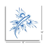 Blue Dragon  | 12x12 | Glass Plaque