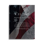 9/11 Memorial 2 (3-4V)  | 12x16 | Glass Plaque