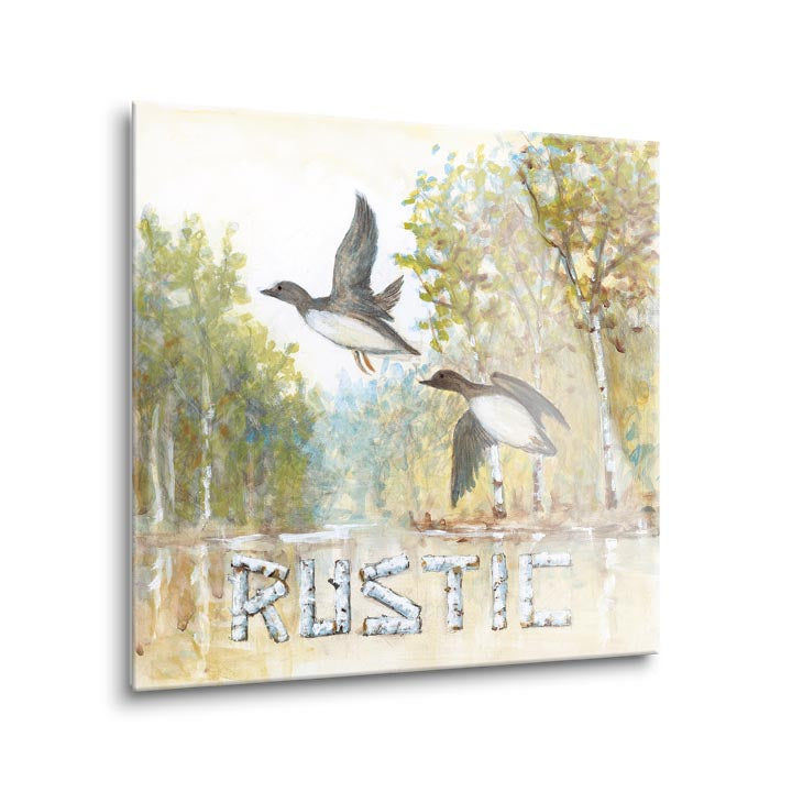 Rustic  | 12x12 | Glass Plaque