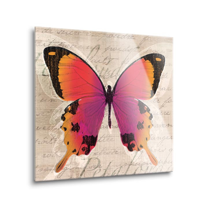 Butterflies III  | 12x12 | Glass Plaque