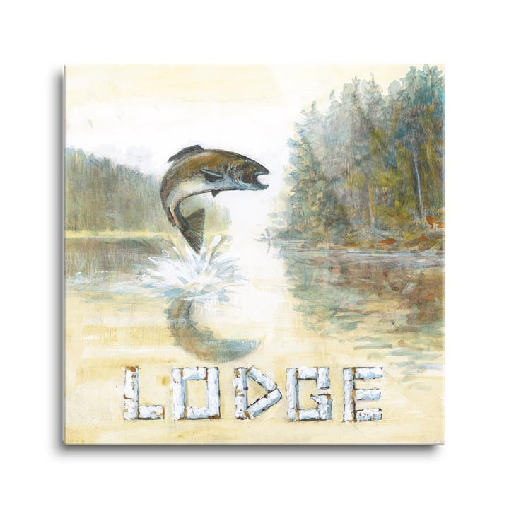 Lodge  | 12x12 | Glass Plaque