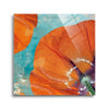 Poppies in the Sky I  | 12x12 | Glass Plaque