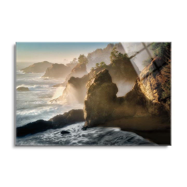 Misty Morning  | 24x36 | Glass Plaque