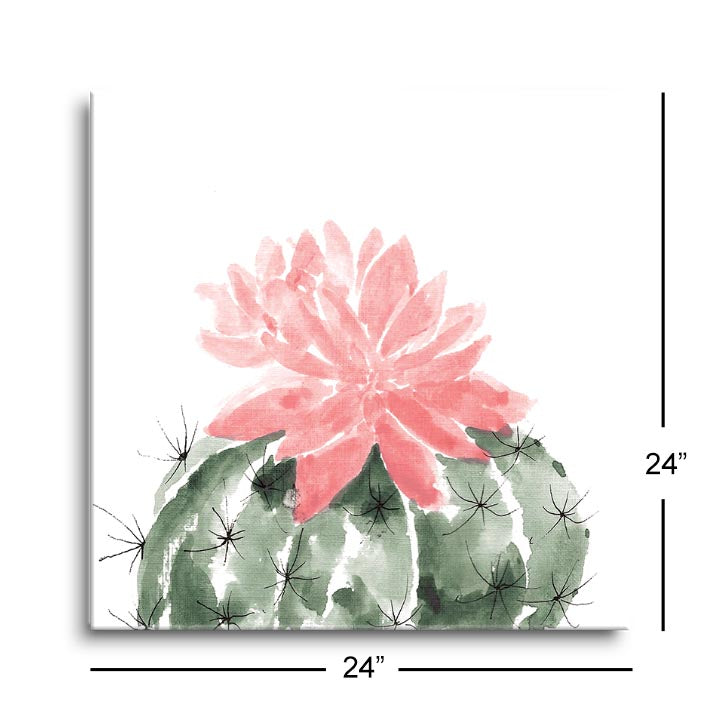 Prickly Bloom IV  | 12x12 | Glass Plaque