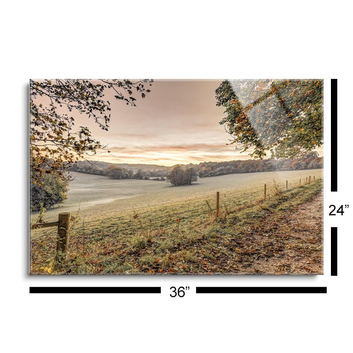 Country Pass  | 24x36 | Glass Plaque