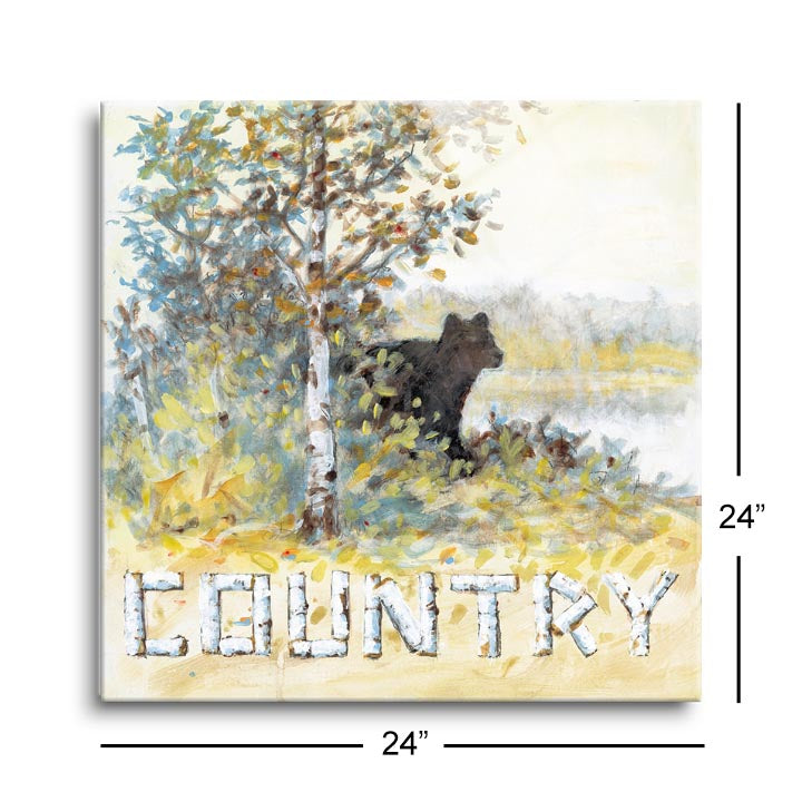 Country  | 12x12 | Glass Plaque