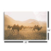Camels on the Move  | 24x36 | Glass Plaque