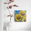 Sunflower Time | 8x8 | Glass Plaque
