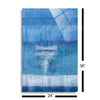 Blue Boat  | 24x36 | Glass Plaque