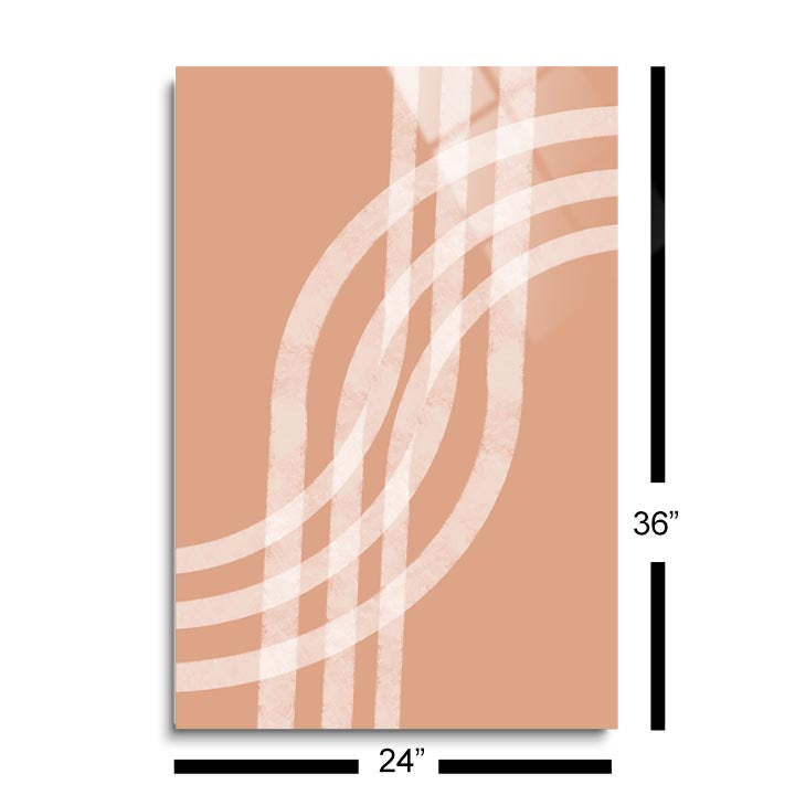 Modern Minimalist 13  | 24x36 | Glass Plaque