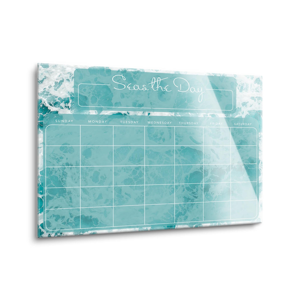 Ocean Calendar | 12x16 | Glass Plaque
