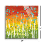 Spring View  | 12x12 | Glass Plaque