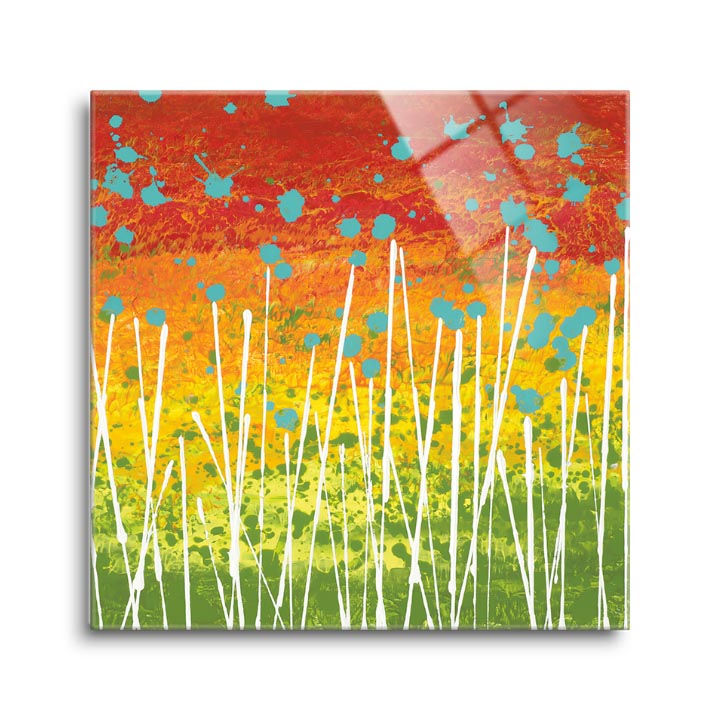 Spring View  | 12x12 | Glass Plaque