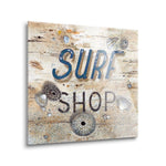Surf Shop  | 12x12 | Glass Plaque