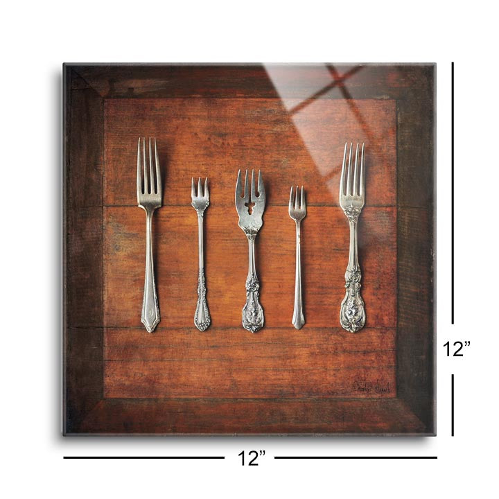 Meal Time I  | 12x12 | Glass Plaque