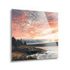 Coastal Sunrise I  | 12x12 | Glass Plaque