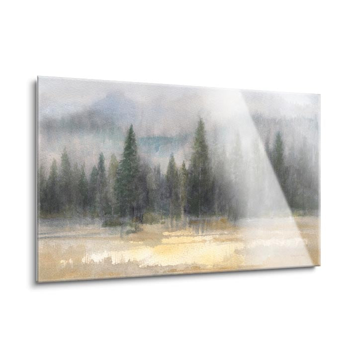 Misty Pines  | 24x36 | Glass Plaque