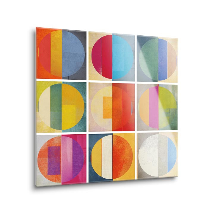Pattern Tiles I  | 12x12 | Glass Plaque