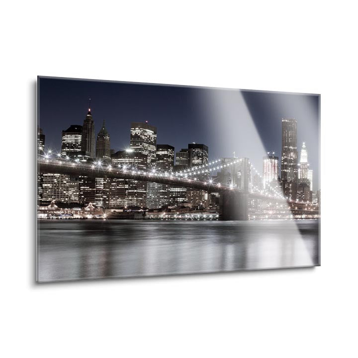Manhattan Reflections  | 24x36 | Glass Plaque