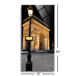 Paris Nights I  | 12x24 | Glass Plaque