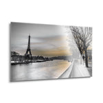 River Seine and The Eiffel Tower  | 24x36 | Glass Plaque