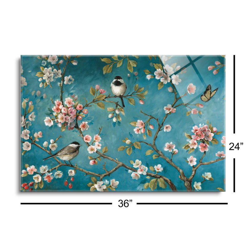 Blossom I | 24x36 | Glass Plaque