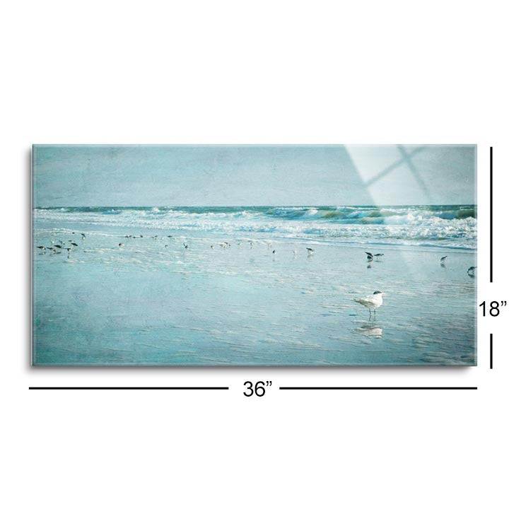 Coastal Breeze  | 12x24 | Glass Plaque