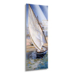East Wind  | 12x36 | Glass Plaque