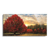 Crimson Trees  | 12x24 | Glass Plaque