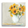 Lotties Sunflowers | 12x12 | Glass Plaque