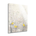 Birds in Trees I  | 24x36 | Glass Plaque